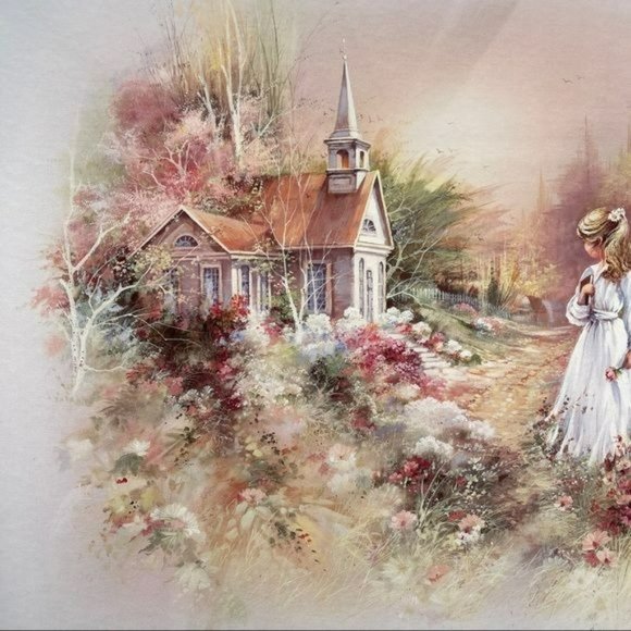 Vintage Girl And Flowers Framed Print Art by Andres Orpinas - Picture 3 of 13